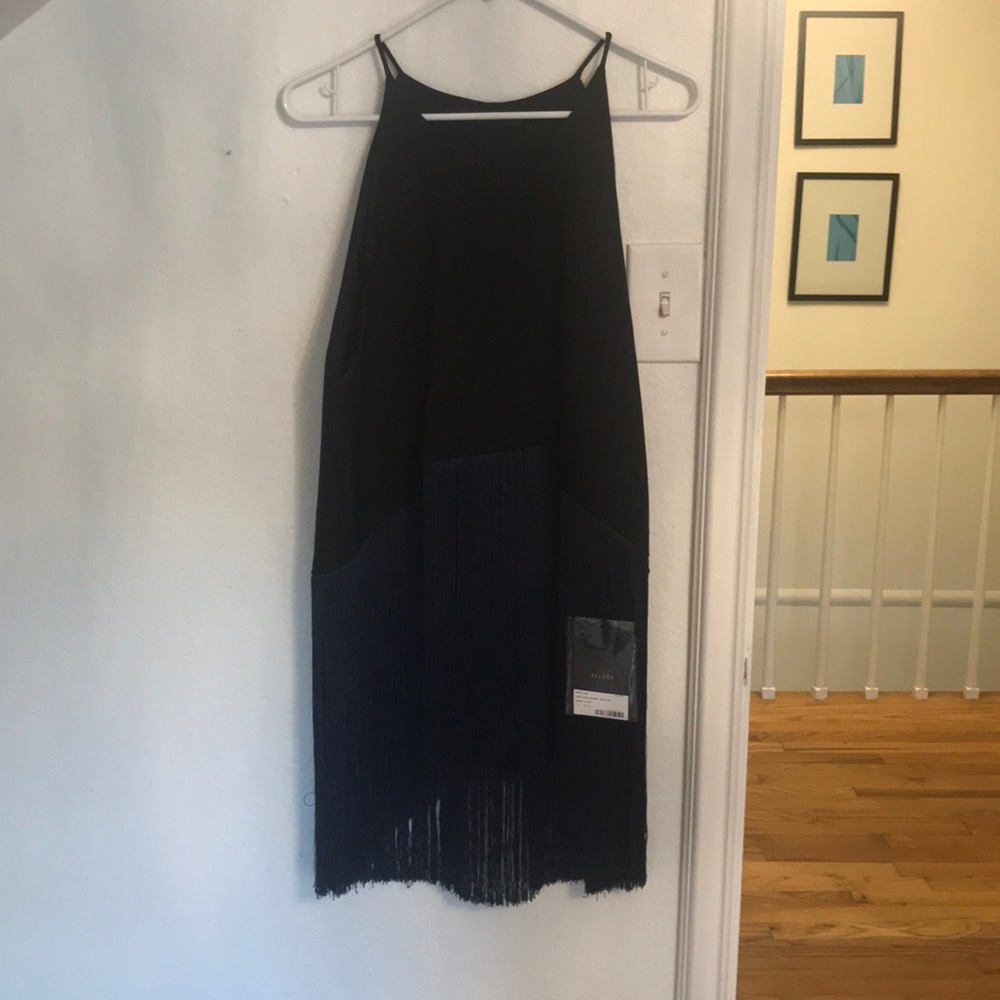 ellery star sign fringed crop top size 12